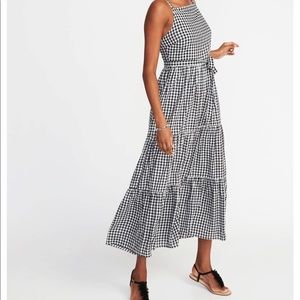 Old Navy Gingham maxi dress
